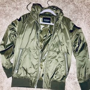 GUESS Lightweight Rain/Bomber Style Jacket
